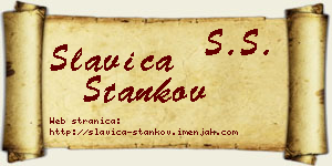 Slavica Stankov vizit kartica